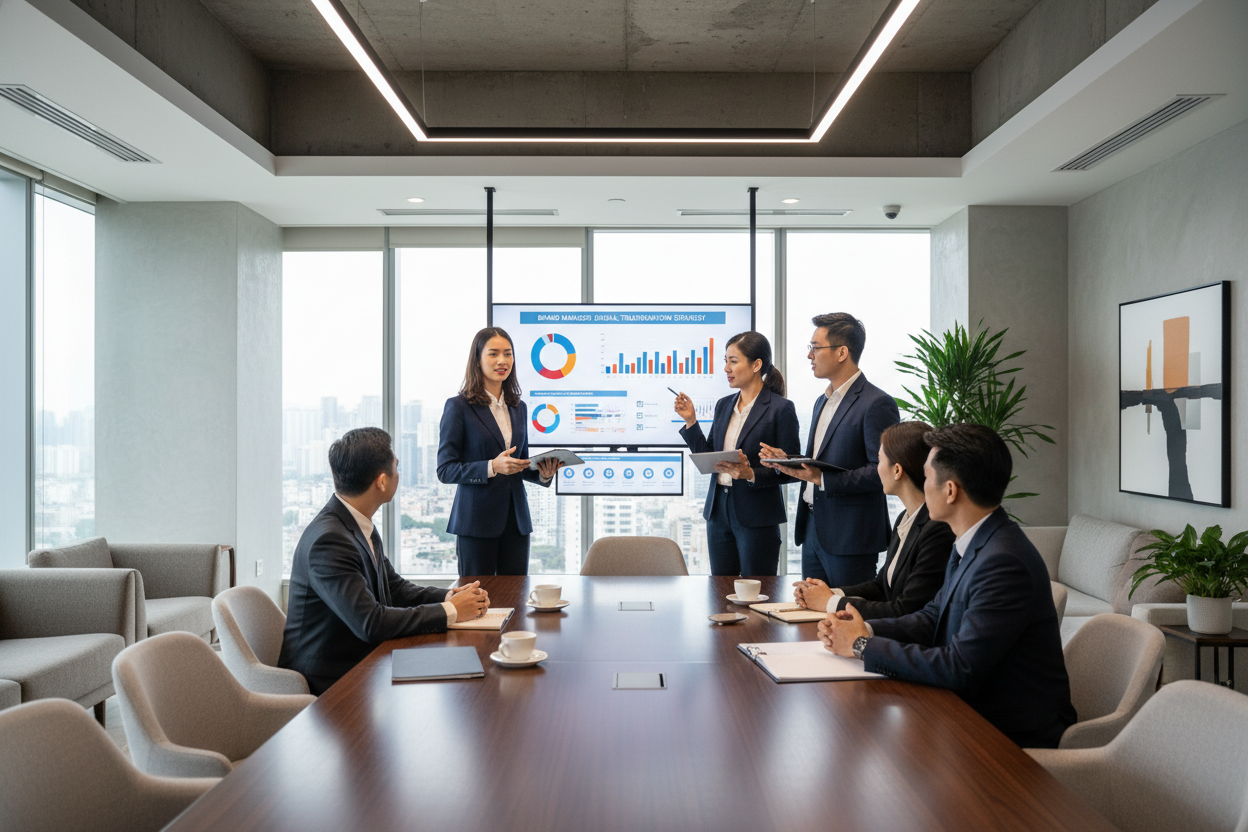 Tư vấn Marketing trình bày chiến dịch