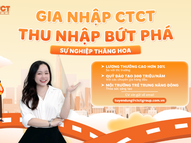 Thông tin tuyển dụng Brand Manager - Công ty CP Thương Mại XNK CTCT Group