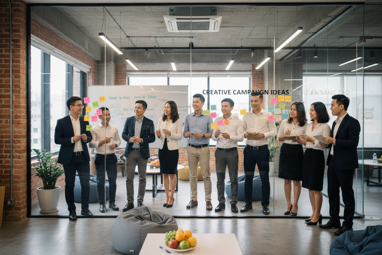 Brainstorming chiến dịch Marketing Dịch Vụ Marketing Lào Cai