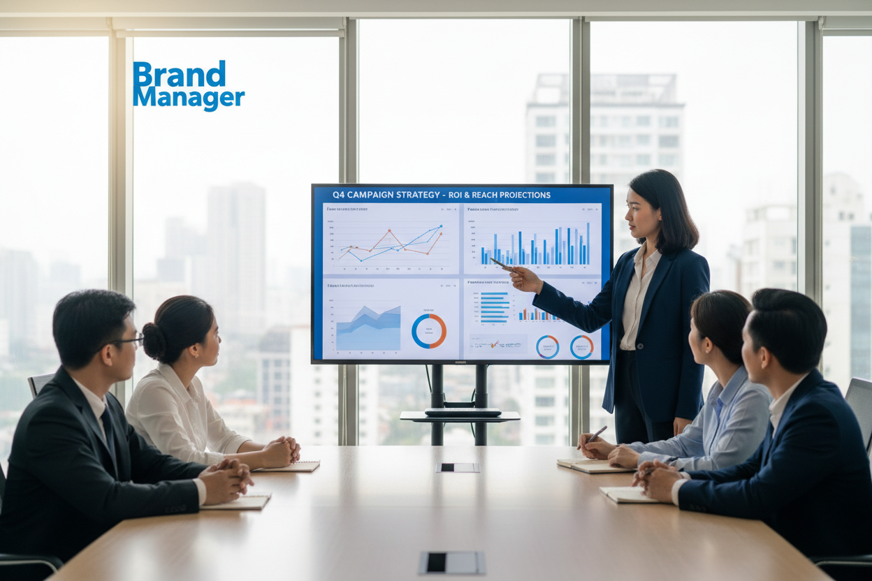 Chuyên gia Marketing trình bày