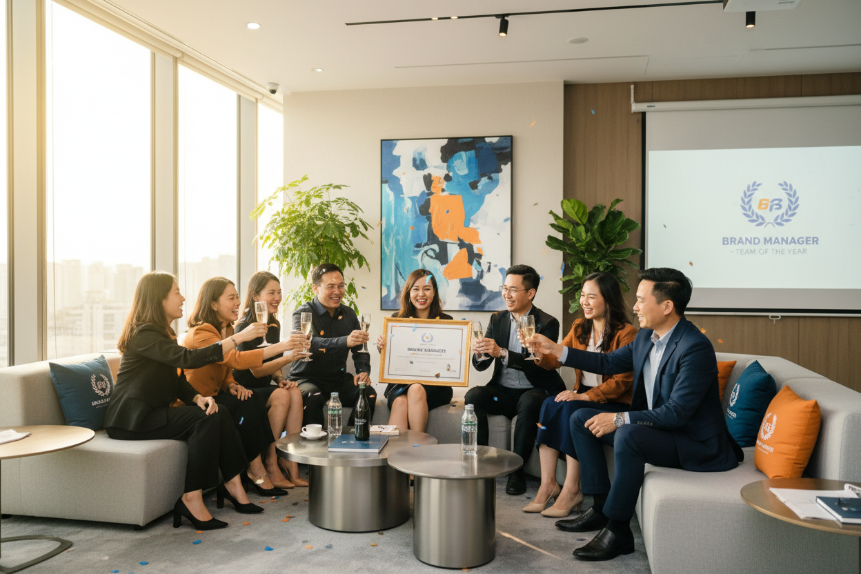 Đội ngũ Brand Manager gắn kết