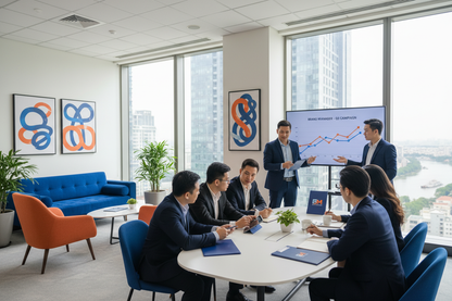 Đội ngũ Brand Manager - Văn phòng hiện đại Dịch Vụ Marketing Sa Pa