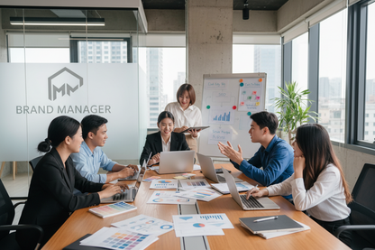 Đội ngũ Marketing Brand Manager họp chiến lược