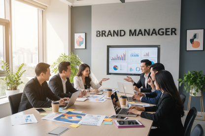 Đội ngũ Marketing Brand Manager họp chiến lược