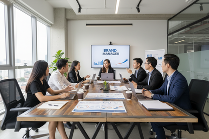 Đội ngũ Marketing Brand Manager họp chiến lược