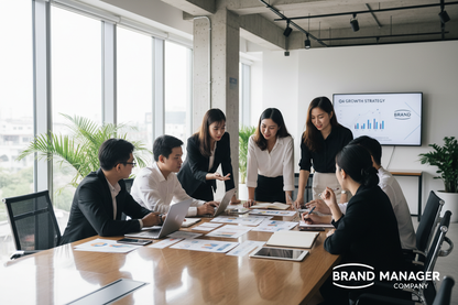 Đội ngũ Marketing Brand Manager họp chiến lược