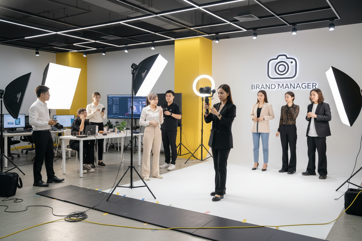 Đội ngũ sản xuất nội dung số Dịch Vụ Marketing Quảng Nam