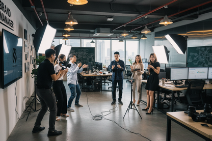 Đội ngũ sản xuất nội dung số Dịch Vụ Marketing Đồng Hới