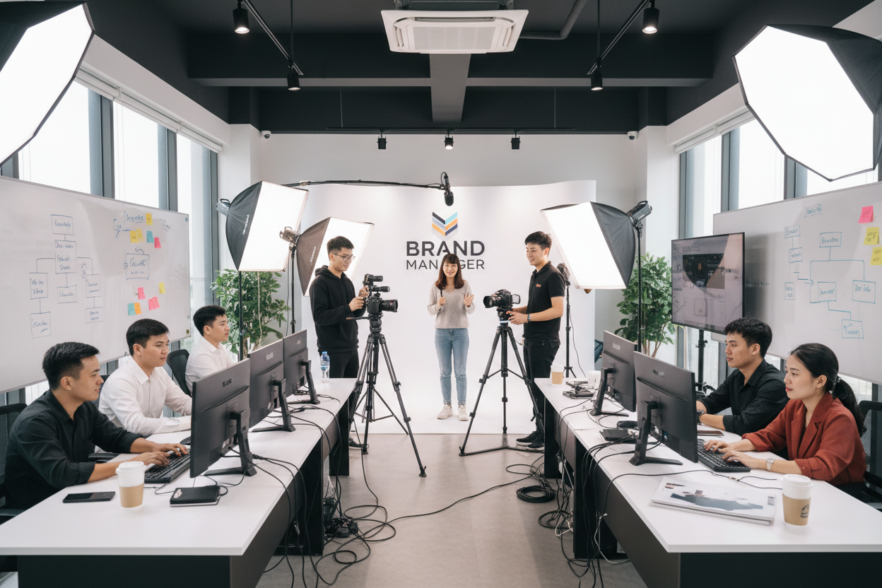 Đội ngũ Social Media và sản xuất nội dung Dịch Vụ Marketing Hà Tĩnh