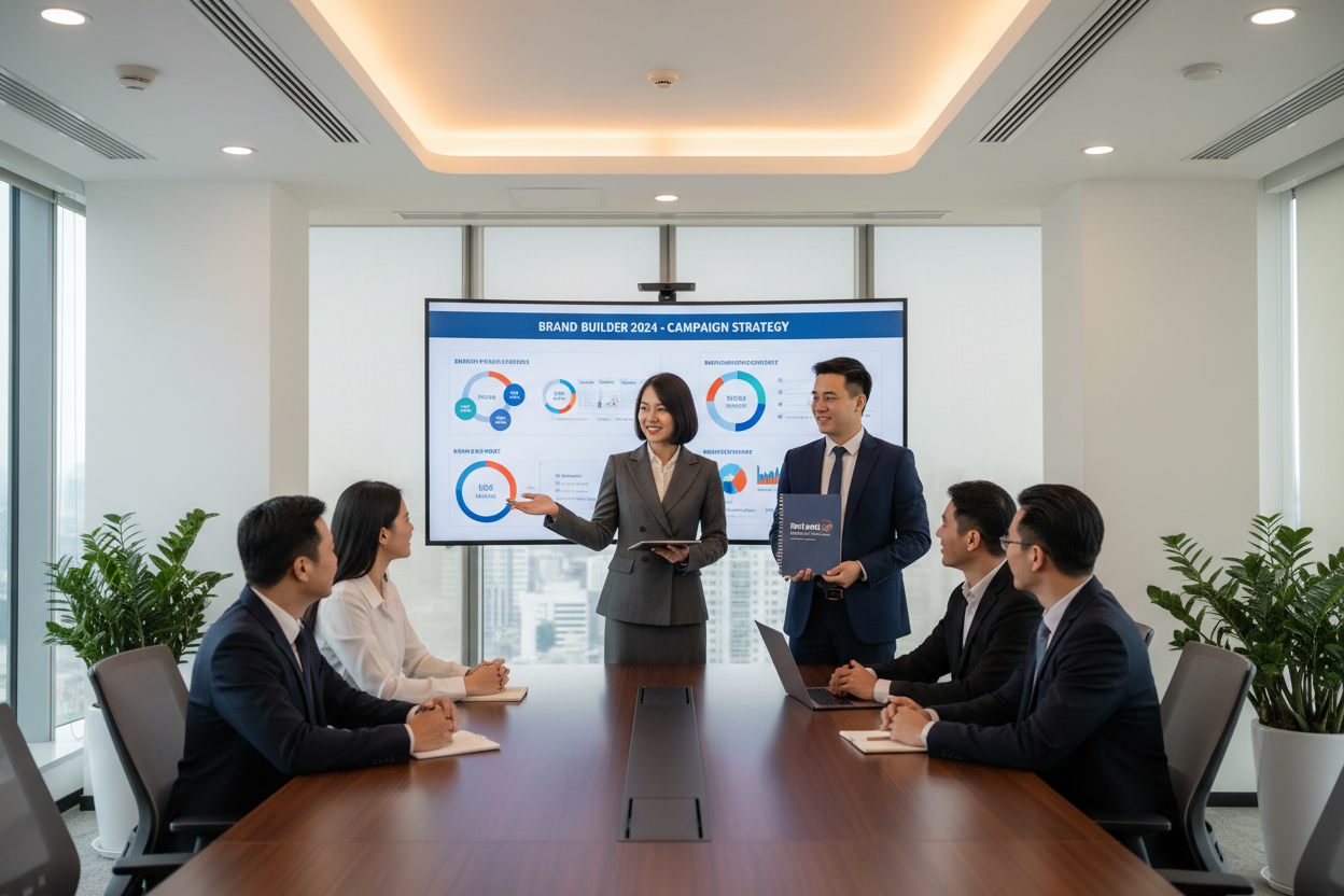 Tư vấn Marketing trình bày chiến dịch