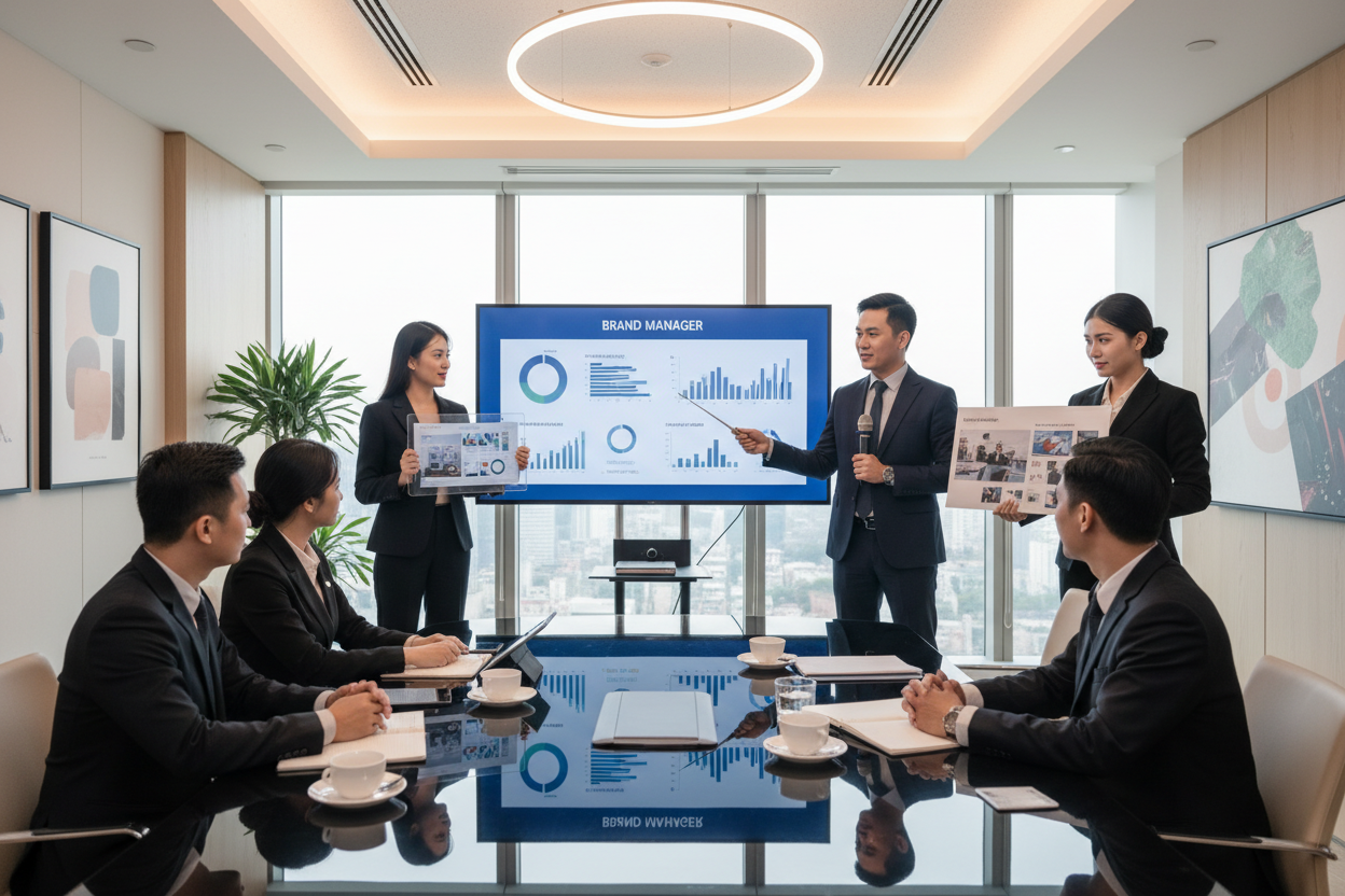 Tư vấn Marketing trình bày chiến dịch