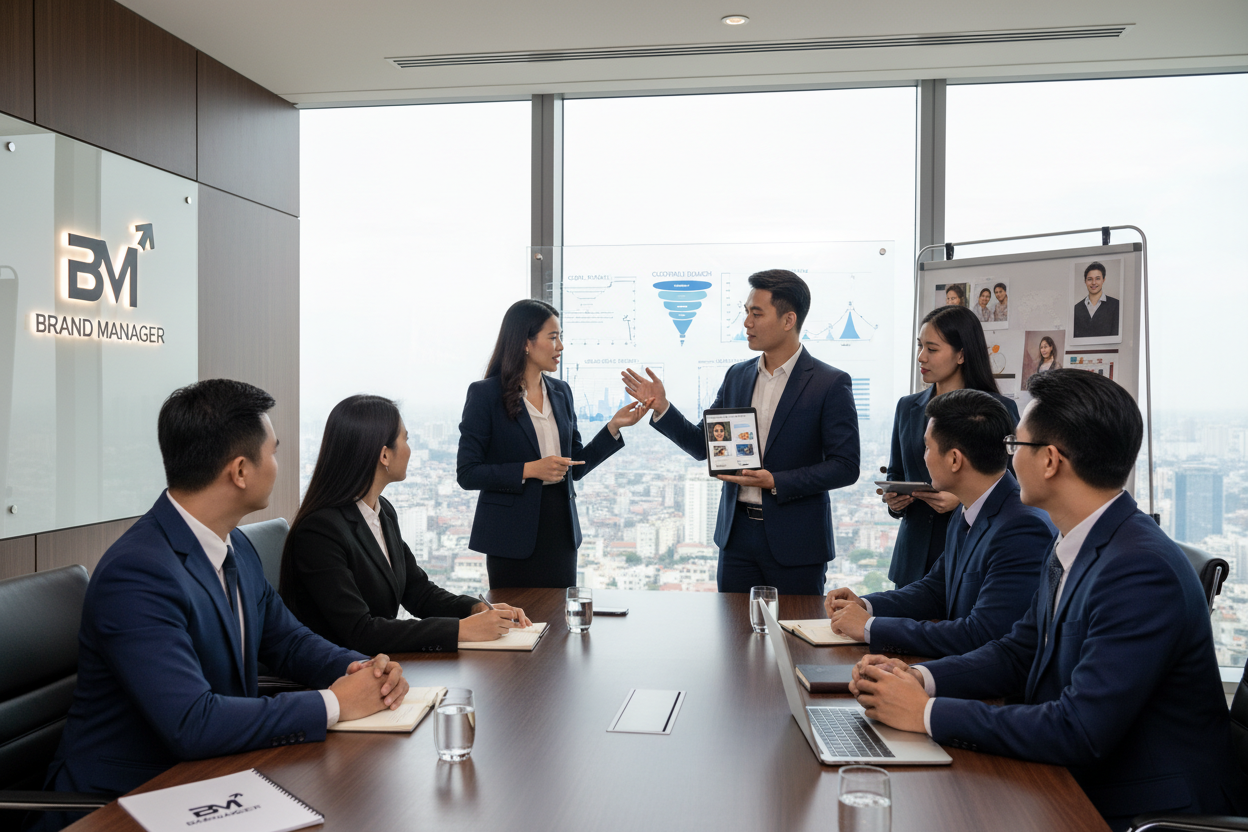 Tư vấn Marketing trình bày chiến dịch